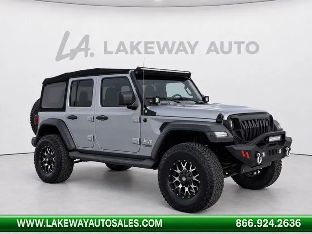 Silver 2018 Jeep Wrangler Unlimited Sport S for sale in Morristown, TN