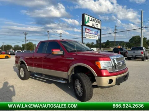 Red 2010 Ford F-150 Lariat for sale in Morristown, TN