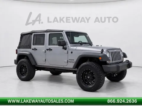 Silver 2017 Jeep Wrangler Unlimited Sport for sale in Morristown, TN