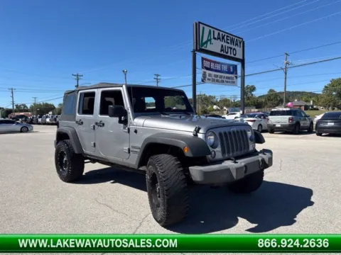 Silver 2017 Jeep Wrangler Unlimited Sport for sale in Morristown, TN
