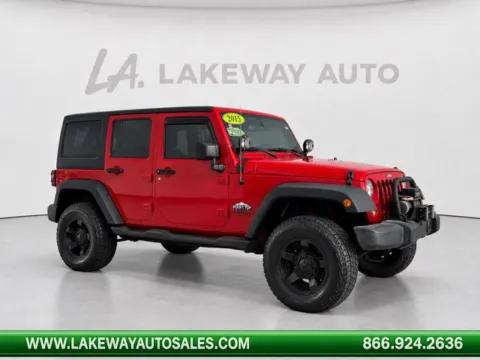 Red 2015 Jeep Wrangler Unlimited Sport for sale in Morristown, TN