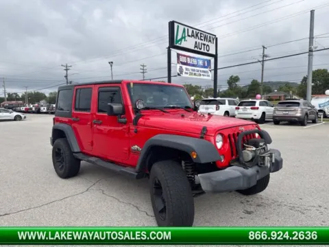 Red 2015 Jeep Wrangler Unlimited Sport for sale in Morristown, TN