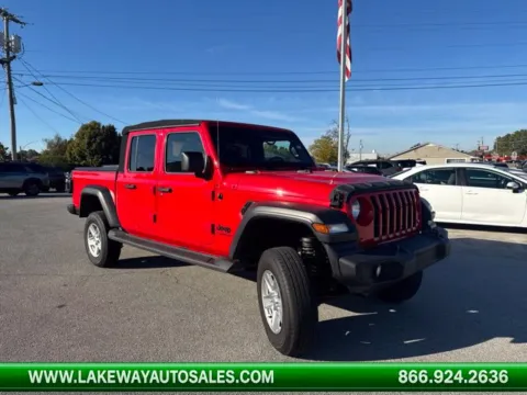 Red 2020 Jeep Gladiator Sport for sale in Morristown, TN