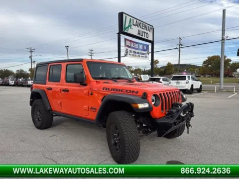 Orange 2019 Jeep Wrangler Unlimited Rubicon for sale in Morristown, TN