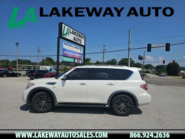 White 2018 Nissan Armada Platinum for sale in Morristown, TN