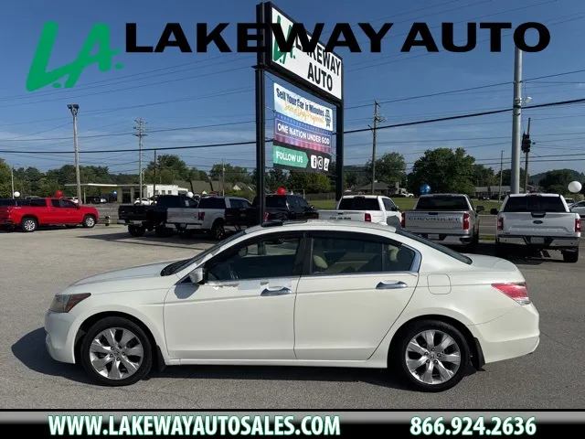 White 2010 Honda Accord EX-L for sale in Morristown, TN