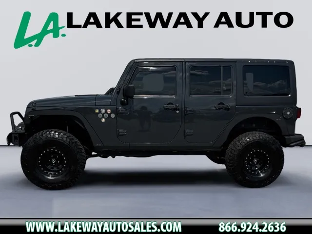 Gray 2017 Jeep Wrangler Unlimited Sahara for sale in Morristown, TN