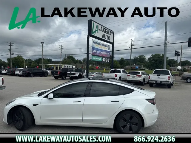 White 2021 Tesla Model 3 Standard Range Plus for sale in Morristown, TN