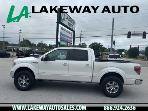 White 2013 Ford F-150 Lariat for sale in Morristown, TN
