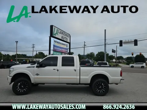 White 2015 Ford F-250SD Platinum for sale in Morristown, TN
