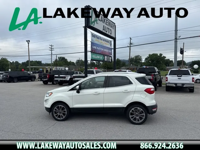 White 2019 Ford EcoSport Titanium for sale in Morristown, TN