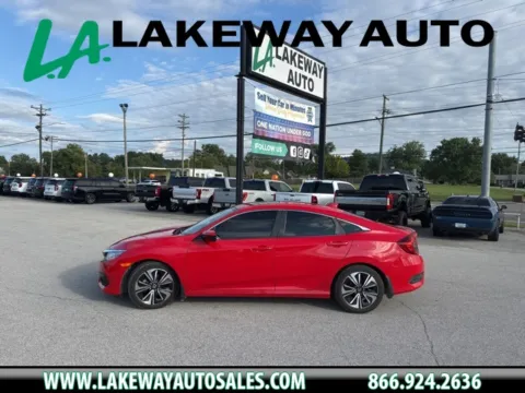 Red 2018 Honda Civic EX-L for sale in Morristown, TN