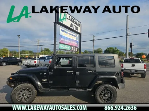 Black 2007 Jeep Wrangler Unlimited Sahara for sale in Morristown, TN