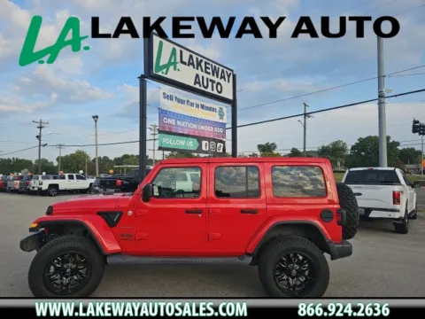 Red 2019 Jeep Wrangler Unlimited Sahara for sale in Morristown, TN