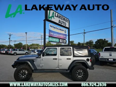 Silver 2018 Jeep Wrangler Unlimited Sport S for sale in Morristown, TN