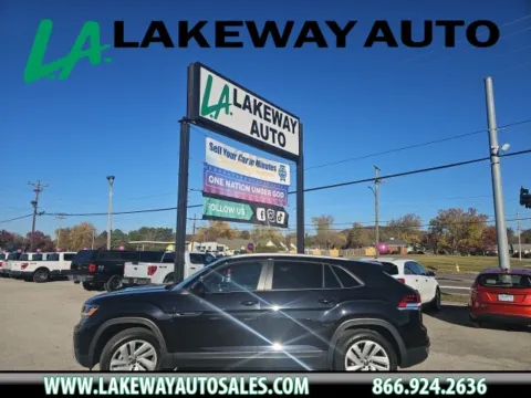 Black 2021 Volkswagen Atlas Cross Sport 2.0T SE w/Technology for sale in Morristown, TN