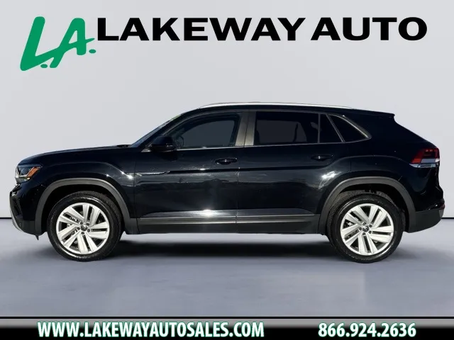Black 2021 Volkswagen Atlas Cross Sport 2.0T SE w/Technology for sale in Morristown, TN