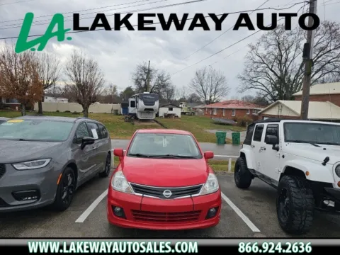 Red 2012 Nissan Versa 1.8 SL for sale in Morristown, TN