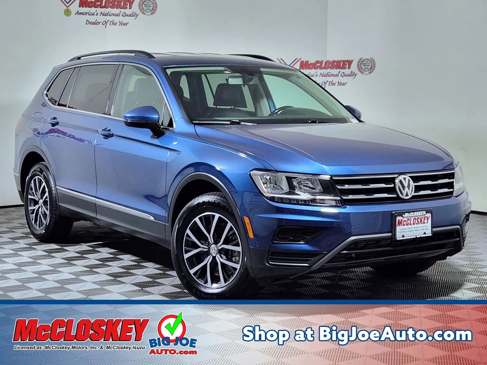 Blue 2018 Volkswagen Tiguan 2.0T SE for sale in Colorado Springs, CO