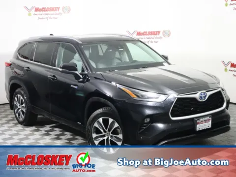 Black 2021 Toyota Highlander Hybrid XLE for sale in Colorado Springs, CO