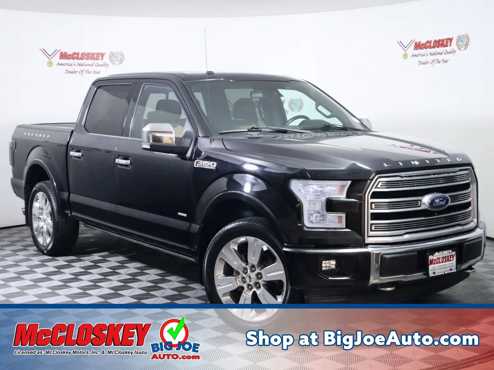 Black 2017 Ford F-150 Limited for sale in Colorado Springs, CO