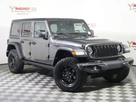 Photos of 2025 Jeep Wrangler Willys 4xe for sale in Colorado Springs, CO at McCloskey Imports & 4x4s (Licensed as McCloskey Isuzu)