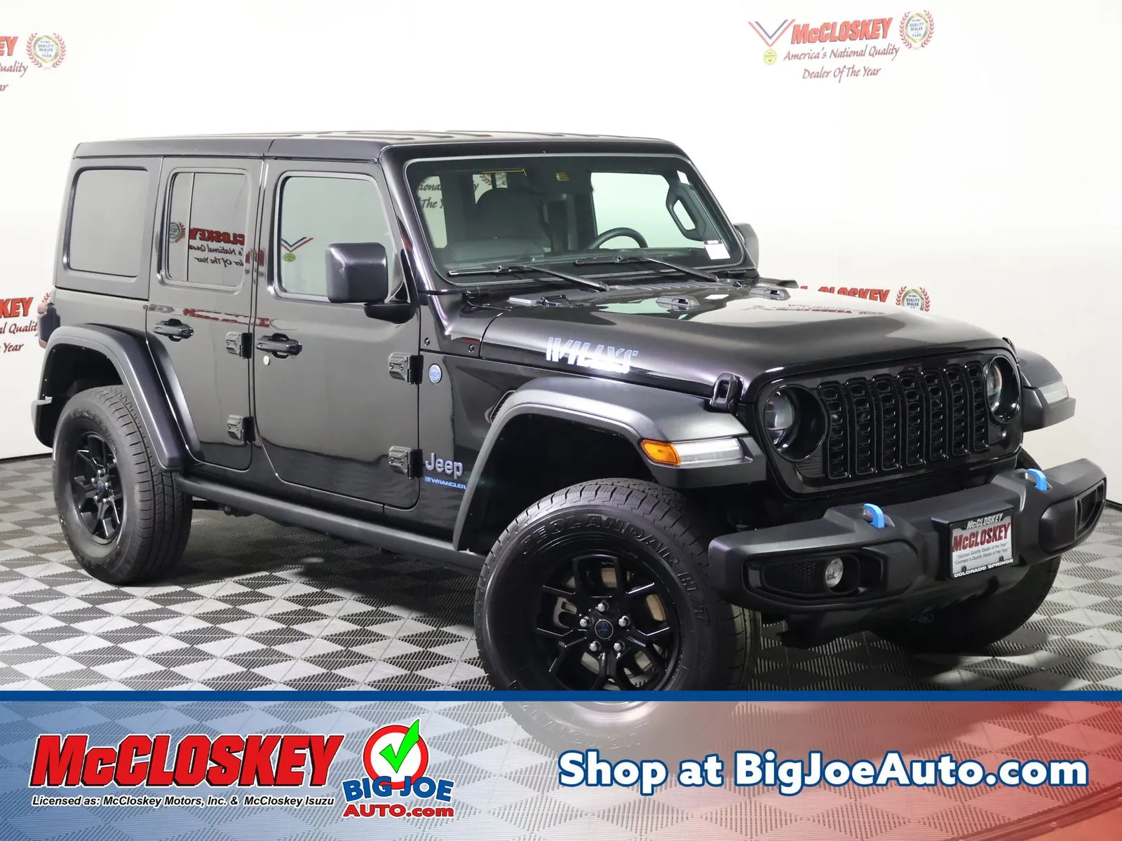 Black 2024 Jeep Wrangler Willys 4xe for sale in Colorado Springs, CO
