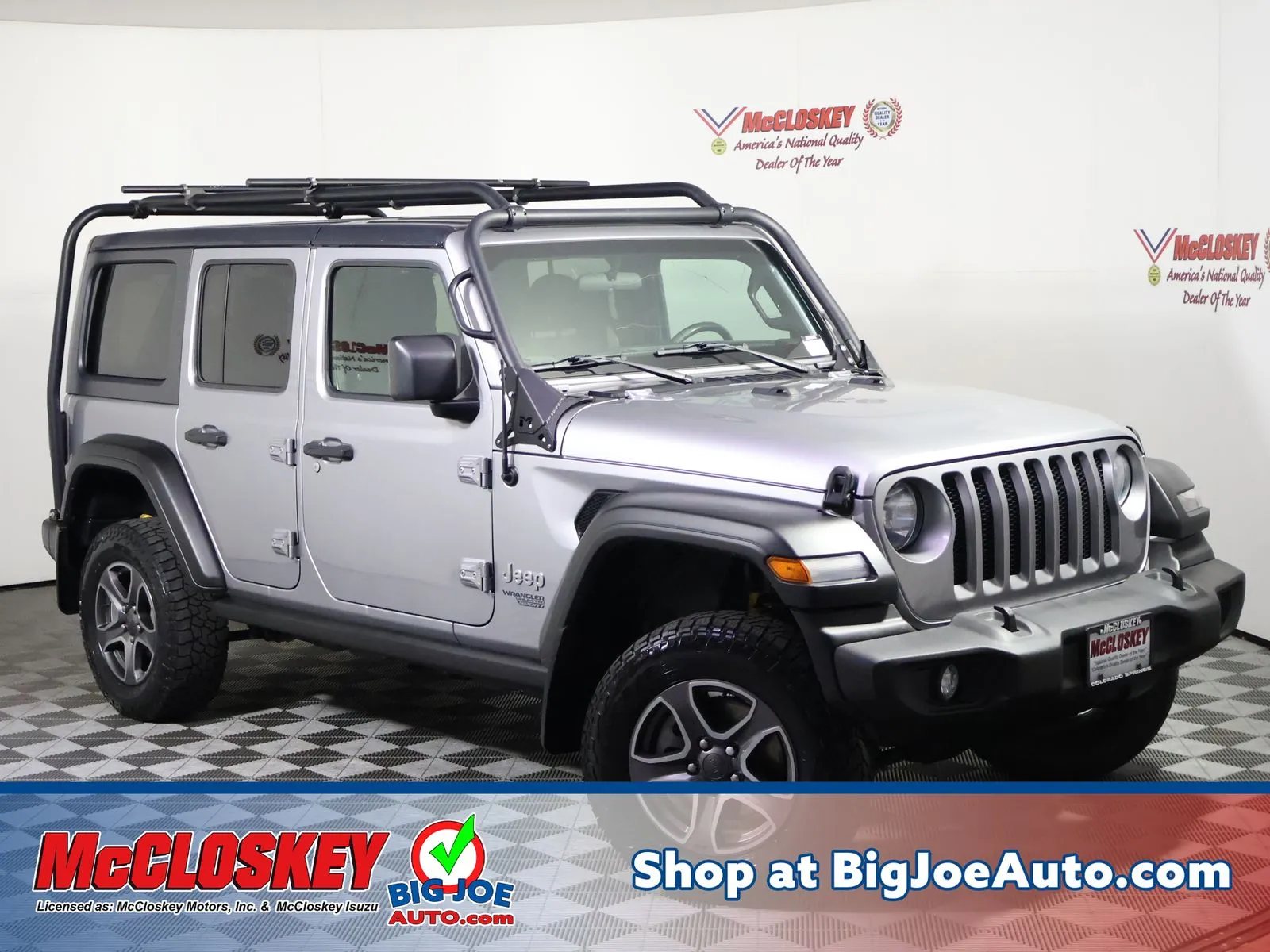Silver 2019 Jeep Wrangler Unlimited Sport S for sale in Colorado Springs, CO