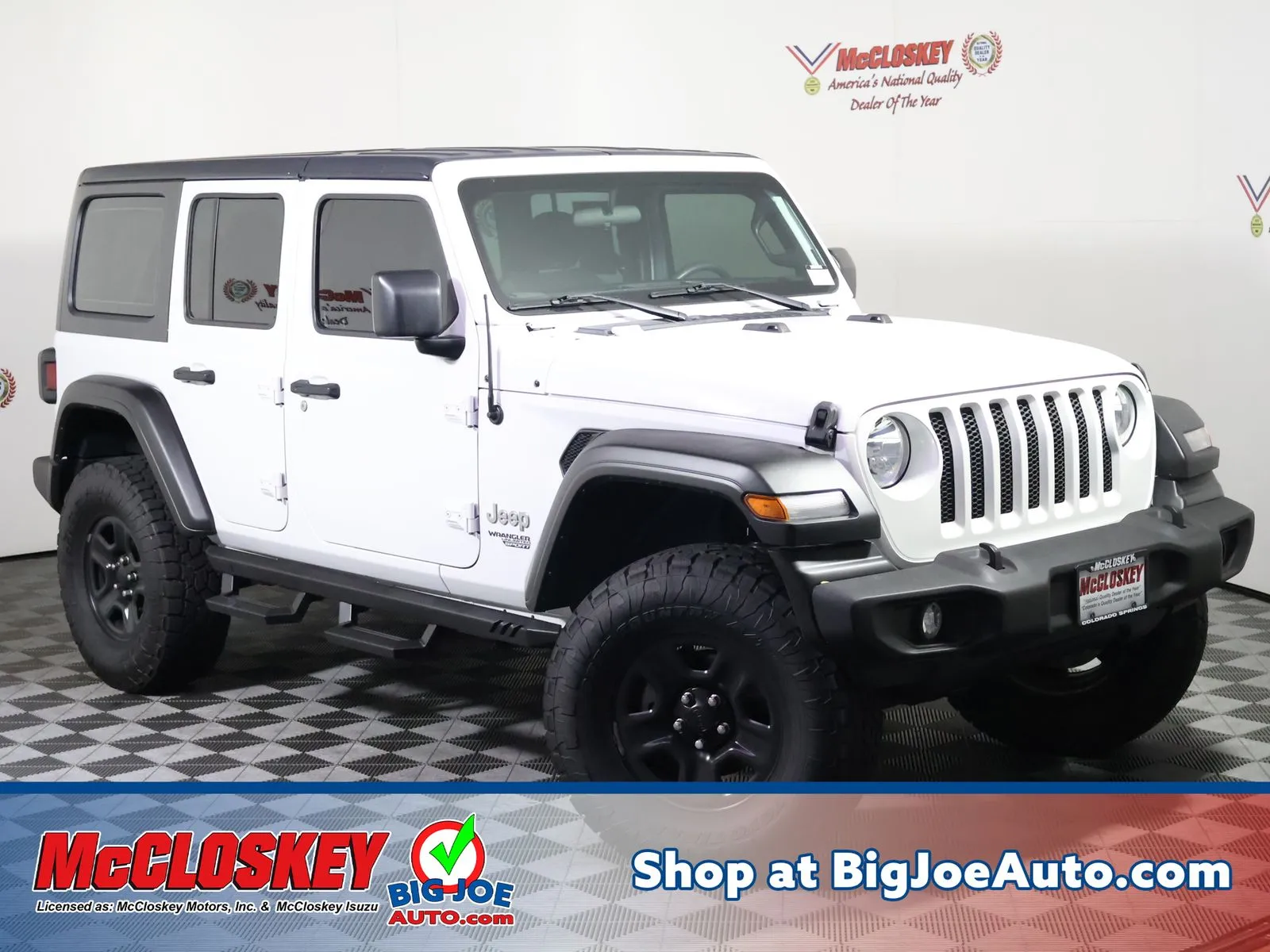 White 2020 Jeep Wrangler Unlimited Sport for sale in Colorado Springs, CO