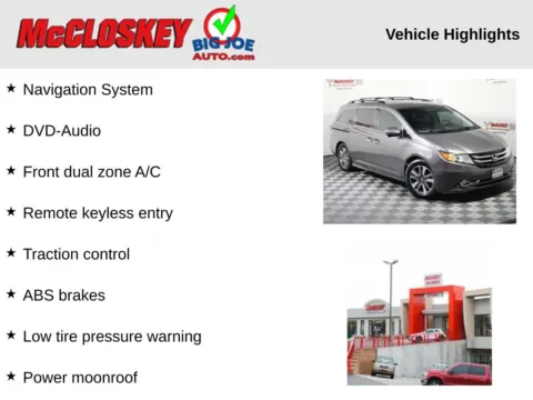 Photos of 2016 Honda Odyssey Touring for sale in Colorado Springs, CO at McCloskey Imports & 4x4s (Licensed as McCloskey Isuzu)