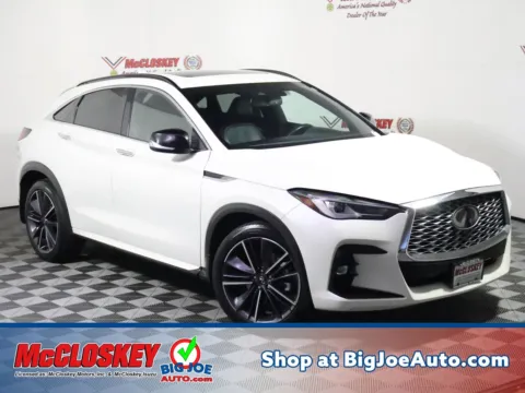 White 2023 INFINITI QX55 LUXE for sale in Colorado Springs, CO