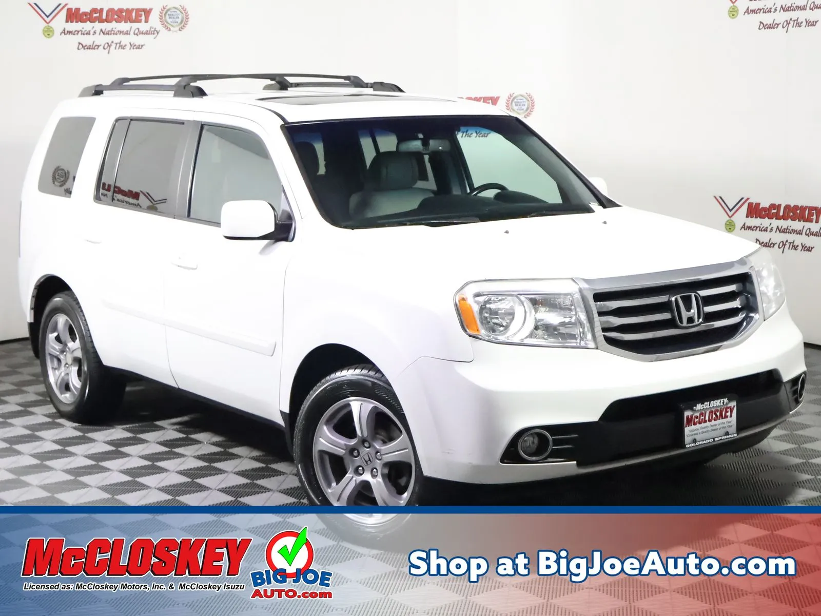 White 2014 Honda Pilot EX-L for sale in Colorado Springs, CO