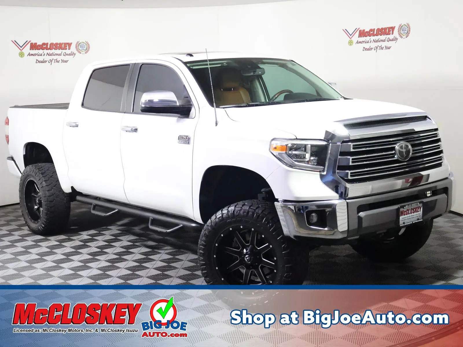 White 2019 Toyota Tundra Platinum for sale in Colorado Springs, CO