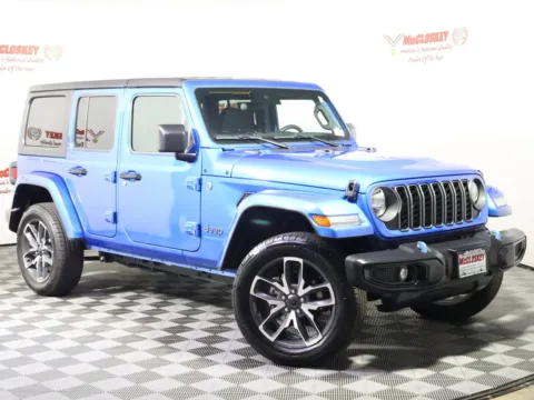 Photos of 2024 Jeep Wrangler Sport S 4xe for sale in Colorado Springs, CO at McCloskey Imports & 4x4s (Licensed as McCloskey Isuzu)