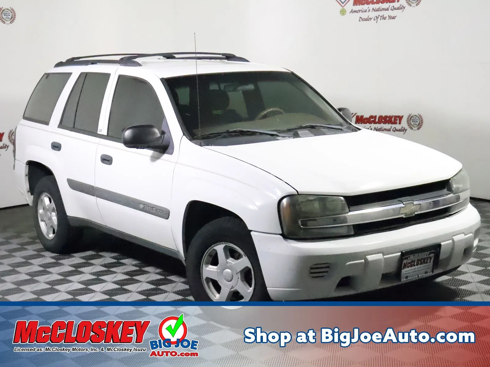 White 2003 Chevrolet TrailBlazer LS for sale in Colorado Springs, CO
