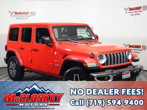 Red 2024 Jeep Wrangler Sahara for sale in Colorado Springs, CO