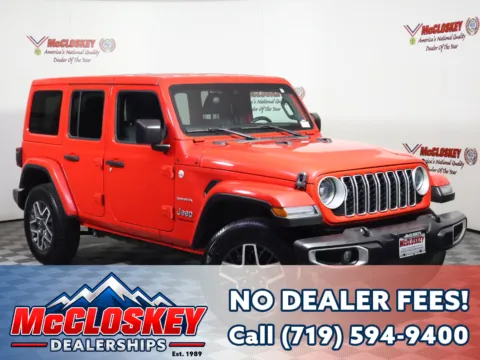 Red 2024 Jeep Wrangler Sahara for sale in Colorado Springs, CO