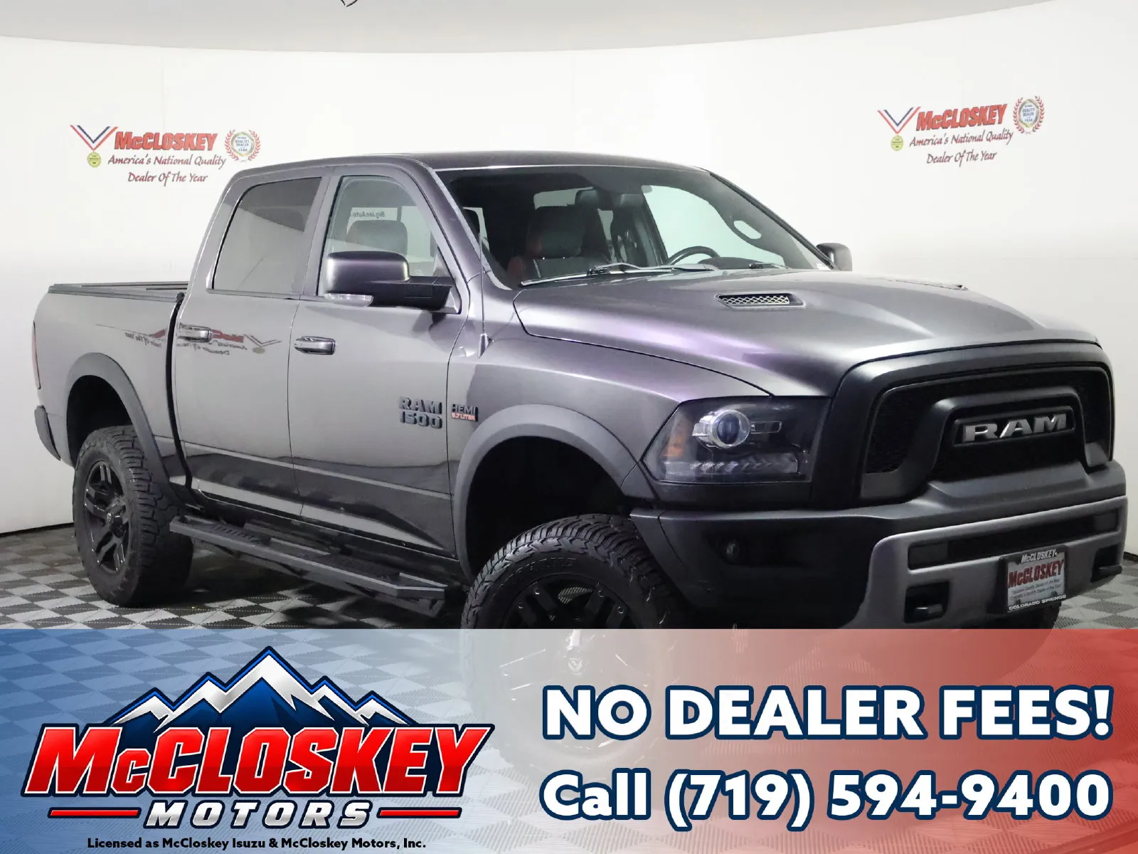 Gray 2016 Ram 1500 Rebel LIFTED! for sale in Colorado Springs, CO