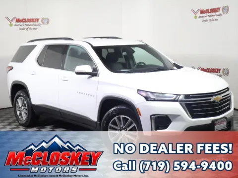 White 2023 Chevrolet Traverse LT for sale in Colorado Springs, CO