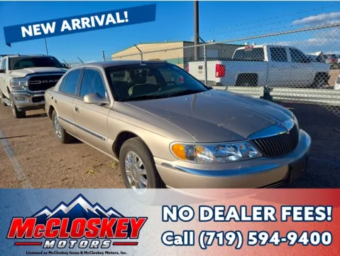 Gold 2002 Lincoln Continental for sale in Colorado Springs, CO