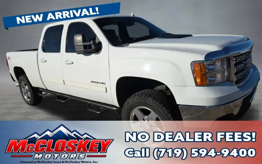 White 2013 GMC Sierra 2500 HD SLT for sale in Colorado Springs, CO