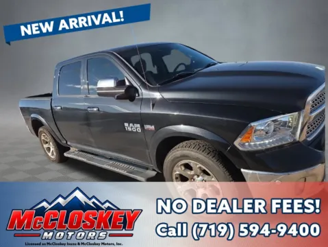Black 2018 Ram 1500 Laramie for sale in Colorado Springs, CO