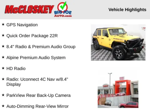 Photos of 2021 Jeep Wrangler Unlimited Rubicon for sale in Colorado Springs, CO at McCloskey Imports & 4x4s