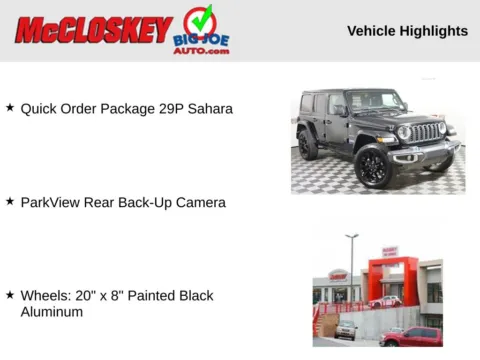 Photos of 2024 Jeep Wrangler Sahara 4xe for sale in Colorado Springs, CO at McCloskey Imports & 4x4s