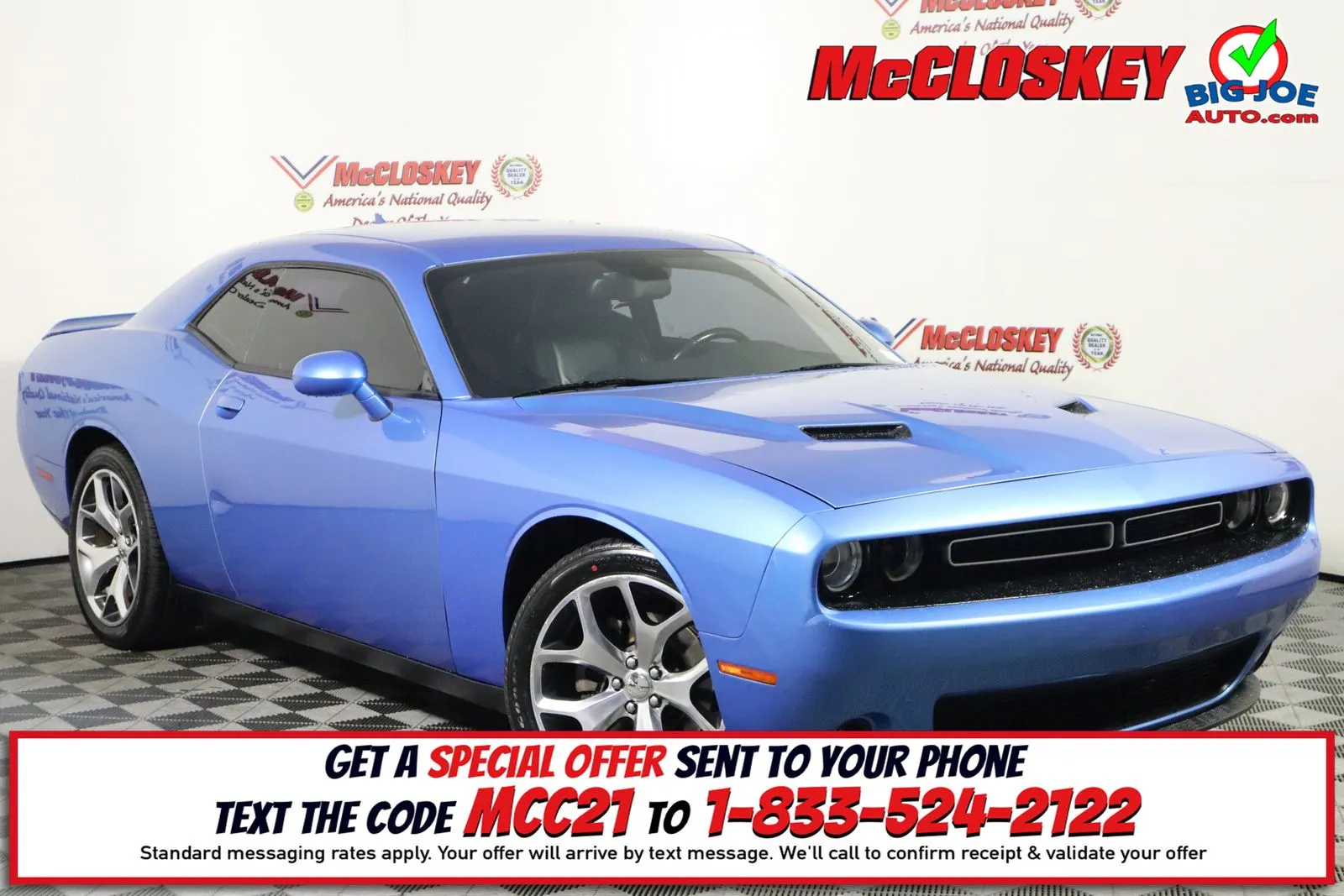 Blue 2015 Dodge Challenger SXT for sale in Colorado Springs, CO