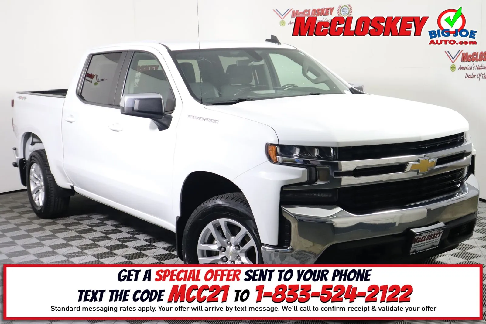 White 2021 Chevrolet Silverado 1500 LT for sale in Colorado Springs, CO