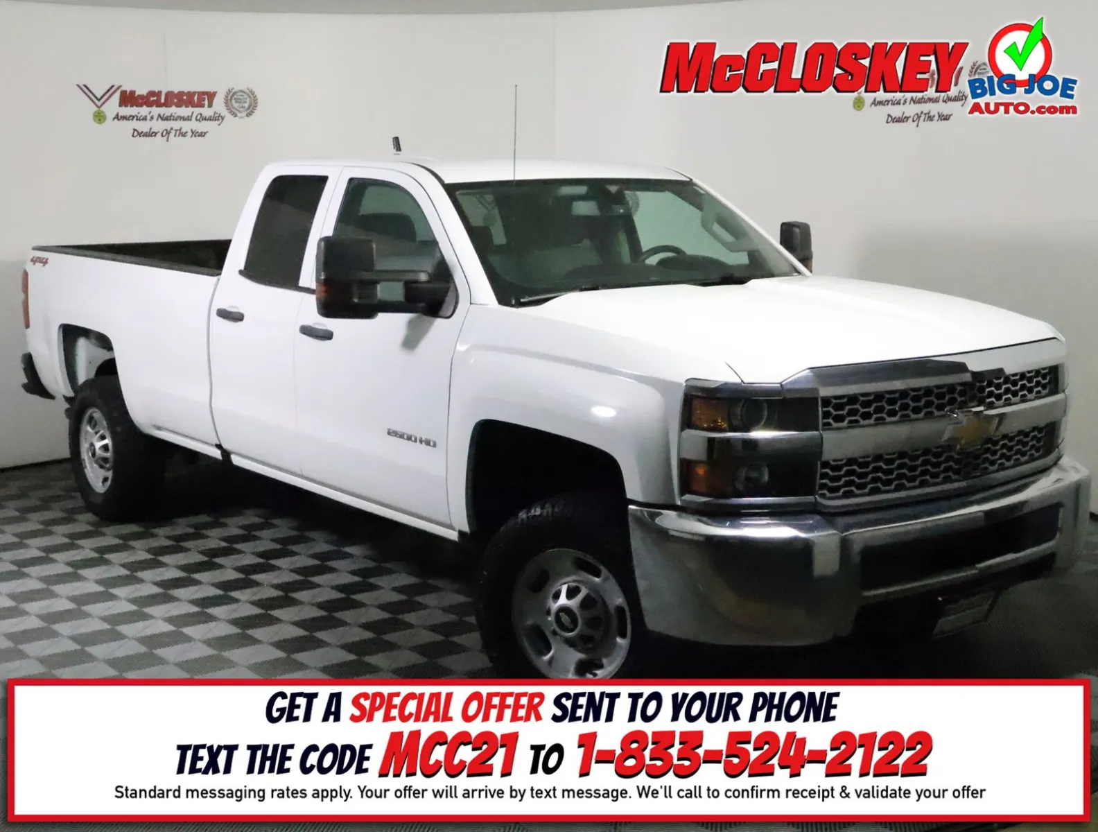 White 2019 Chevrolet Silverado 2500HD Work Truck for sale in Colorado Springs, CO