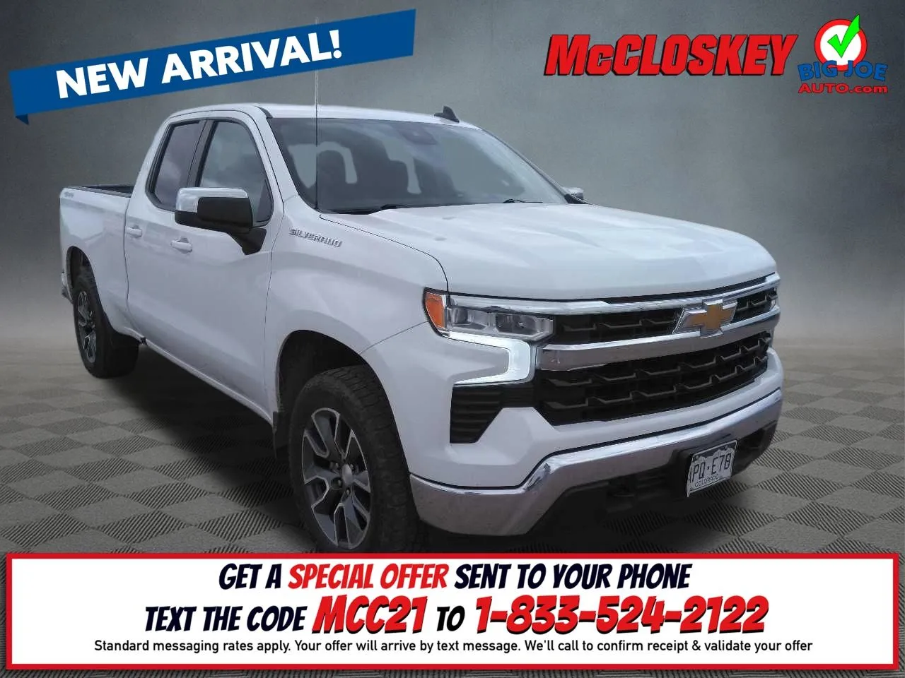 White 2022 Chevrolet Silverado 1500 LT for sale in Colorado Springs, CO