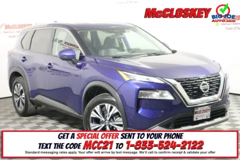 Blue 2021 Nissan Rogue SV for sale in Colorado Springs, CO