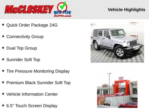 Photos of 2014 Jeep Wrangler Unlimited Sahara for sale in Colorado Springs, CO at McCloskey Isuzu